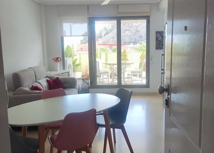 公寓 Atico Atico Duplex Vistas Mar, Castillo Y Montana *