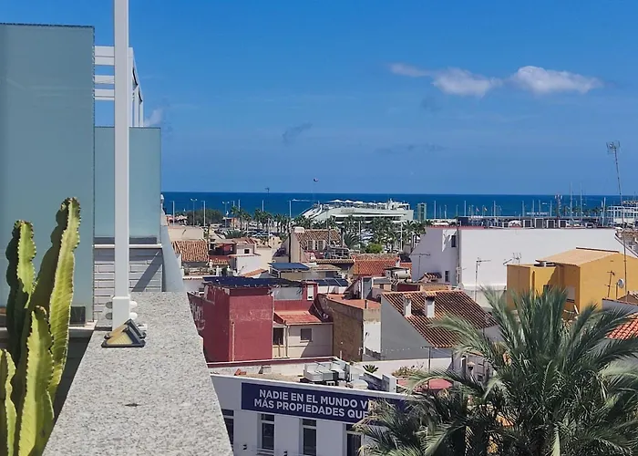 公寓 Atico Atico Duplex Vistas Mar, Castillo Y Montana