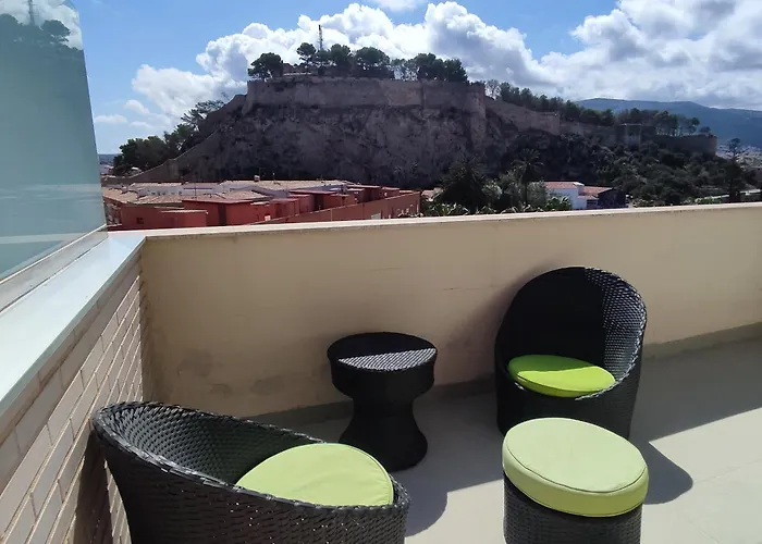 公寓 Atico Atico Duplex Vistas Mar, Castillo Y Montana 德尼亚